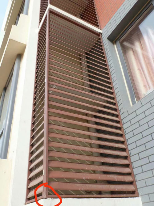 小區(qū)裝飾百葉窗